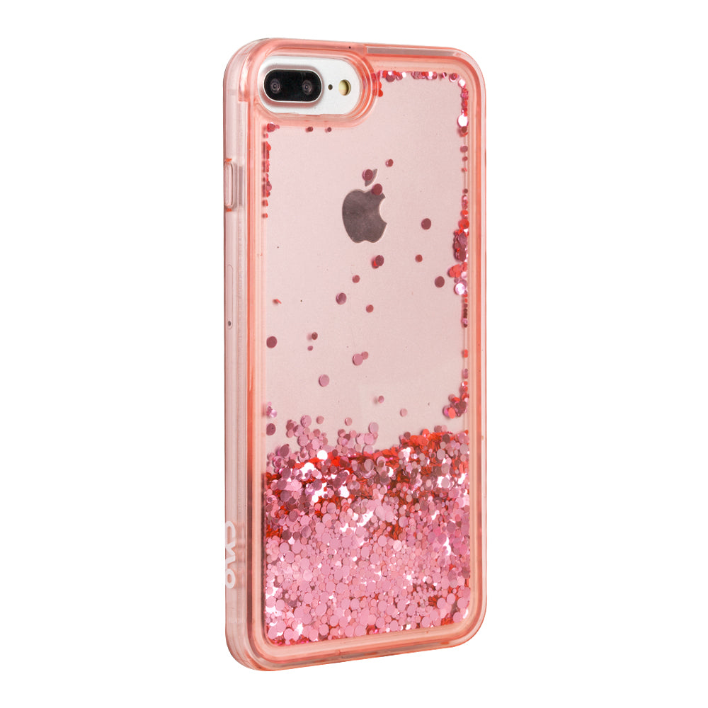 glitter pink phone case